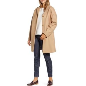 NEW Everlane Cocoon Coat in Camel - Size 6